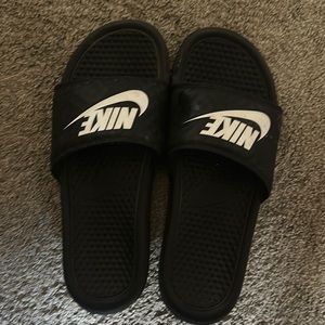 Nike slides size 10 ( women )